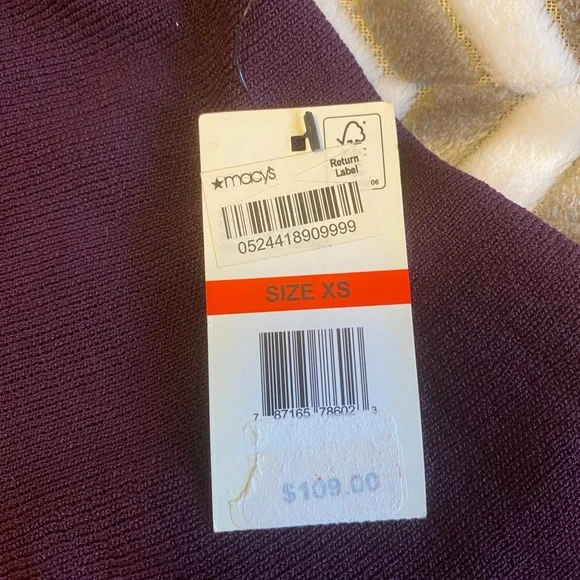 Robert Rodriguez fringed knitted merlot midi skirt Size Xs Brand new - Picture 10 of 10